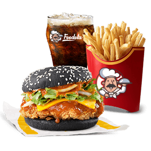 برجر دجاج مقرمش