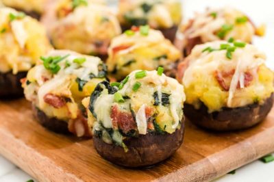 Cheesy Stuffed Mushrooms